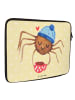 Mr. & Mrs. Panda Laptoptasche Spinne Agathe Kaffee ohne Spruch in Gelb Pastell