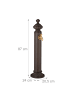 relaxdays Standbrunnen in Braun - (B)20,5 x (H)87 x (T)24 cm