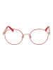 Bulget Unisex Optische Fassungen Rund Rot