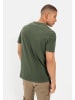 Camel Active Jersey T-Shirt aus nachhaltigem Organic Cotton in Dunkelgrün