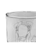 Mr. & Mrs. Panda Whiskyglas Pinguin & Maus Wanderer ohne Spruch in Transparent