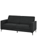 Beliani 3-Sitzer Sofa FENES in Schwarz - (W) 188 x (H) 90 x (L) 75 cm