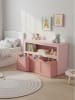 VASAGLE Schuhbank Helan-old in Gelee Pink - (B)102 x (H)60 x (T)30 cm