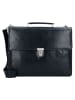 Leonhard Heyden Cambridge Aktentasche Leder 40 cm Laptopfach in schwarz