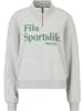 Fila Longsleeve "Lachy Oversized Half Zip Sweater" in Grau