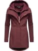 ragwear Softshellmantel Ybela in Wine Red22