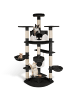 tectake Katzenbaum Fippi 201 cm Diverse Farben  schwarz-Weiss