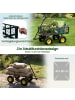 COSTWAY Bollerwagen Gartenwagen Metall bis 410 kg | faltbar in Grün