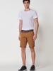 KOROSHI Elastische chino-bermuda-shorts mit gÃ¼rtel in TIERRA / ERD BRAUN