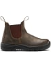 Blundstone Chelsea Boot "196 Brown Leather (Safety Series)" in Braun
