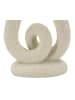 Mauro Ferretti Kerzenhalter aus cremefarbenem Metall, 12 x 7 x 20 cm