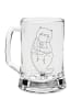 Mr. & Mrs. Panda Bierglas Otter Muschel ohne Spruch in Transparent