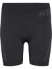 Hummel Hummel Kurze Hose Hmlte Multisport Damen Dehnbarem Schnelltrocknend Nahtlosen in BLACK/ASPHALT MELANGE