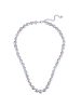 Valero Pearls Perlen-Kette aus Sterling Silber mit Süßwasser-Zuchtperle in grau
