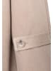 More & More leicht ausgestellter Kurzmantel, Nylonkapuze in taupe melange