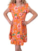 Kmisso Kleid in Orange - Bunt