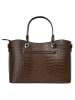 Cluty Handtasche echt Leder in braun