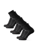 DANISH ENDURANCE Socken Long Distance in Black/Grey