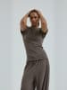 Seamless Basic T-Shirt Jacquard in Fungi
