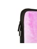 Mr. & Mrs. Panda Notebook Tasche Flamingo Stolz ohne Spruch in Aquarell Pink