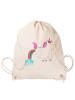 Mr. & Mrs. Panda Sportbeutel Einhorn Pupsen ohne Spruch in Creme