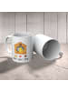 Mr. & Mrs. Panda Kindertasse Vogelhaus Home mit Spruch in Weiß