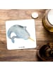 Mr. & Mrs. Panda Tischuntersetzer Narwal ohne Spruch in Weiß