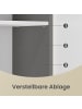 VASAGLE Waschbeckenunterschrank Custos-old in Weiß-Grau - (B)60 x (H)30 x (T)63.8 cm