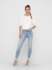ONLY kinny Fit Jeans Stoned Washed Stretch Denim ONLBLUSH in Blau