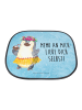 Mr. & Mrs. Panda sonnenschutz Pinguin Kokosnuss mit Spruch in Eisblau