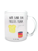 Mr. & Mrs. Panda Trinkglas Toast Marmelade mit Spruch in Transparent