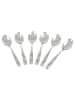 Almina 6x Kaffeelöffel Silber Glänzend in Silber