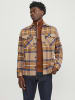 Jack & Jones Overshirt in Leather Brown