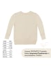 ONOMATO! Pullover Sweatshirt Peanuts Snoopy Cradle to Cradle in Beige