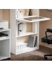 SoBuy Wandschreibtisch in Reinweiß - (W) 58 x (H) 145 x (L) 60 cm