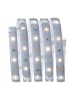paulmann LED Streifen MaxLED 250 Set 1,5m Warmweiß Protect Cover beschichtet in silber