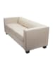 MCW 3er Sofa Lille, Leder, creme