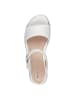 Tamaris COMFORT Sandalette in WHITE/SILVER