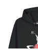 wat? Apparel Sweatshirt Astronaut says Hi in Schwarz