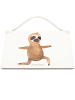 Mr. & Mrs. Panda Deko Schild Faultier Yoga ohne Spruch in Transparent
