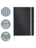 Leitz Notizbuch Style HC A4 kariert satin schwarz