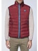 Polo Sylt Steppweste mit Double-Zipper in Rot