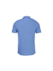 OLYMP  Poloshirt langarm in blau