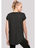 F4NT4STIC Long Cut T-Shirt Silvester Party #partytime in schwarz