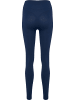 Hummel Leggings Hmlflow Damen in DRESS BLUES