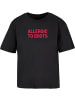 Mister Tee Shirt "Allergic To Idiots Tee" in Schwarz