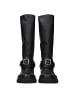 Burberry Schwarz Leder Stiefel