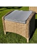 Sansibar Sansibar Garden Dream Sitzkissen, 45x47 cm in Anthrazit gestreift/Anthrazit