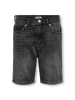 ONLY & SONS Jeans-Shorts in Washed Black