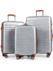 COSTWAY 3 tlg. Koffer Set 20+24+28 Zoll in Silber